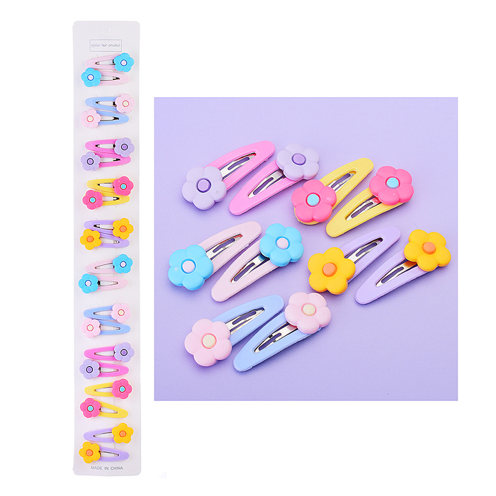 Набор заколок для волос 00-3269 "Цветочный микс" Набор заколок для волос 00-3269 "Цветочный микс"