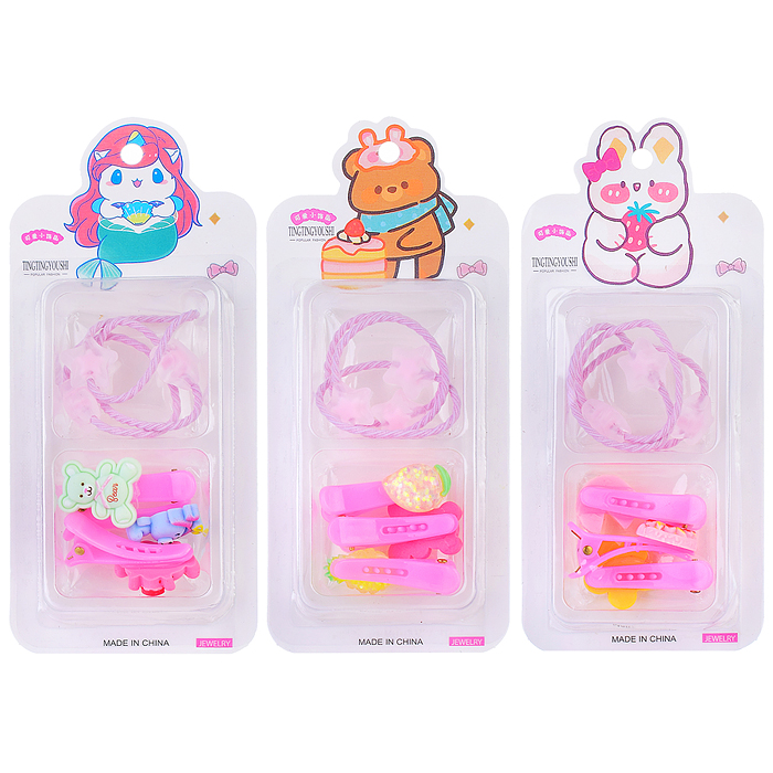 Набор заколок и резинок 00-3245 для волос "Нежность" Набор заколок и резинок 00-3245 для волос "Нежность"