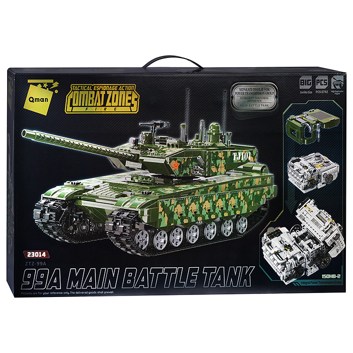 Конструктор 23014 "Боевой танк" (2743 дет.) Конструктор 23014 "Боевой танк" (2743 дет.)