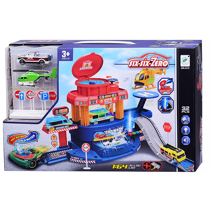 Игровой набор 660-A319 "Автомойка" в коробке