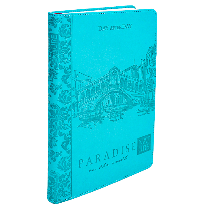 Фото к товару Записная книга А5 96л. Мост через ручей, синяя, кожзам,тиснен.,пус.бл Записная книга А5 96л. Мост через ручей, синяя, кожзам,тиснен.,пус.бл