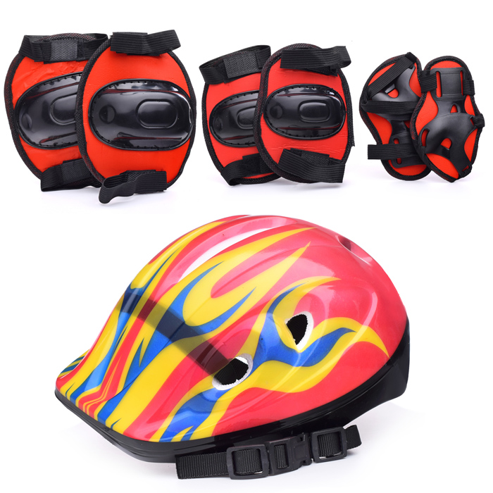 Набор защиты для катания U026166Y (цвет красный) Набор защиты для катания U026166Y (цвет красный)