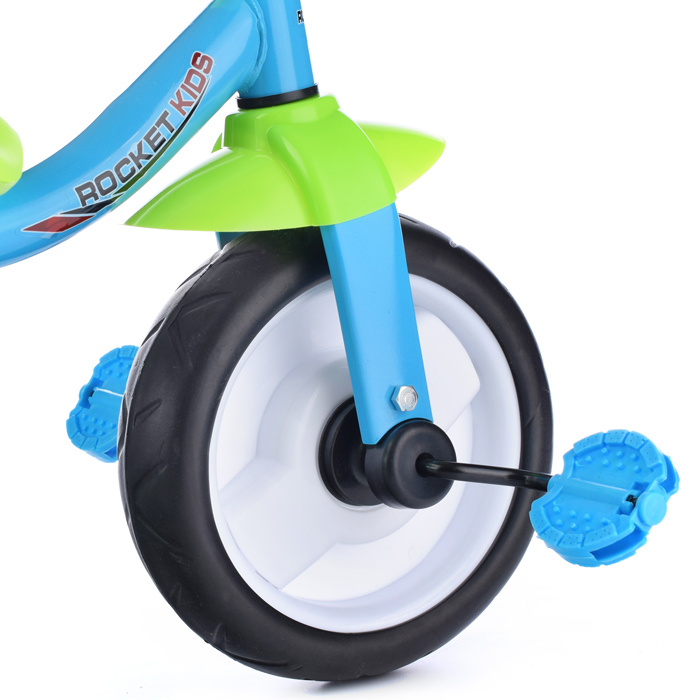 Фото к товару Велосипед XEL-1177-2, 3-х колесный, зелено/голубой Велосипед XEL-1177-2, 3-х колесный, зелено/голубой