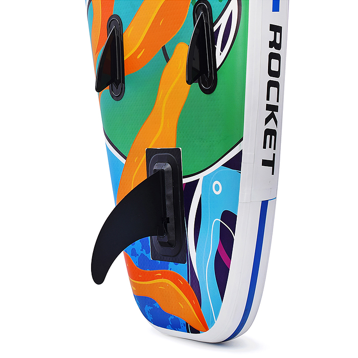 Фото к товару Надувная SUP-доска ROCKET (SUP-board 10,6ʺ 320*80*15 см) Надувная SUP-доска ROCKET (SUP-board 10,6ʺ 320*80*15 см)