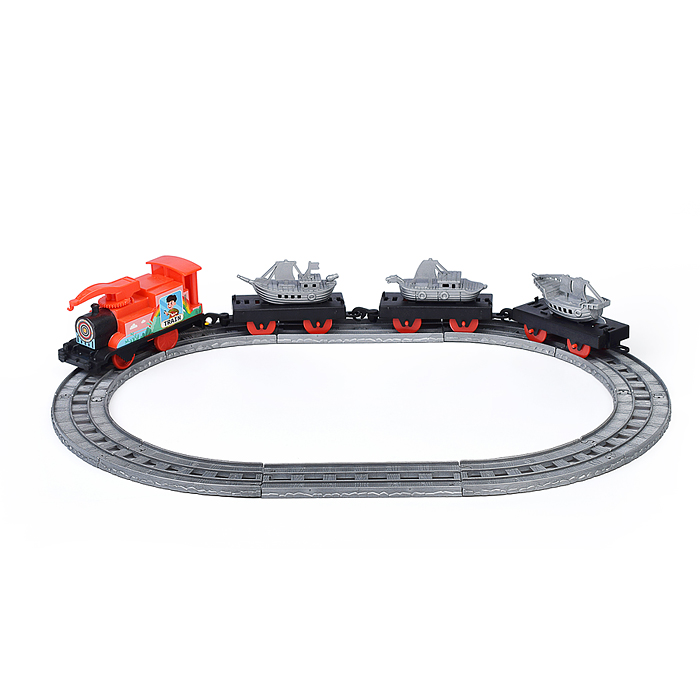 Фото к товару Железная дорога 66108 с кораблями, в коробке Железная дорога 66108 с кораблями, в коробке