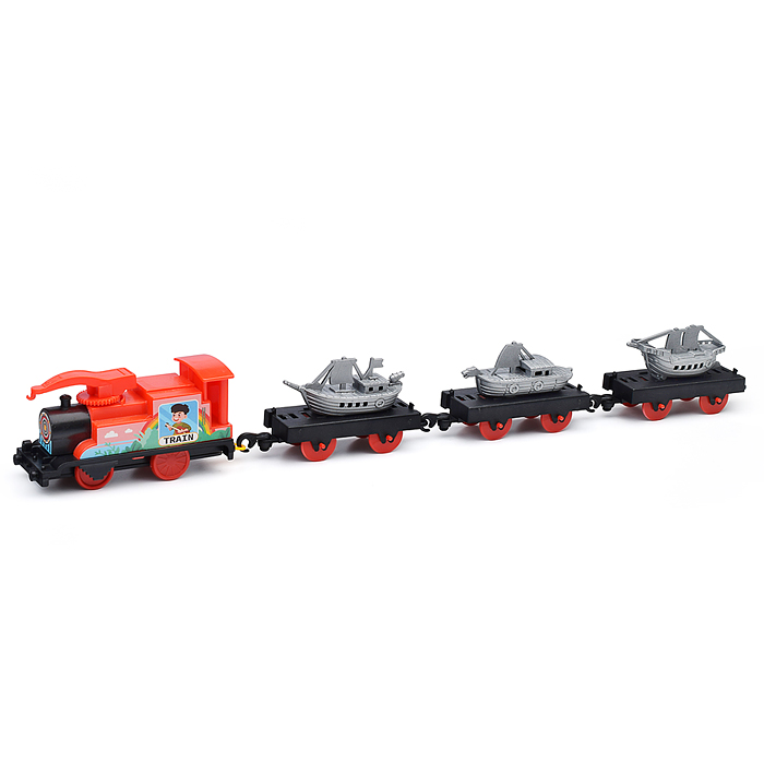 Фото к товару Железная дорога 66108 с кораблями, в коробке Железная дорога 66108 с кораблями, в коробке