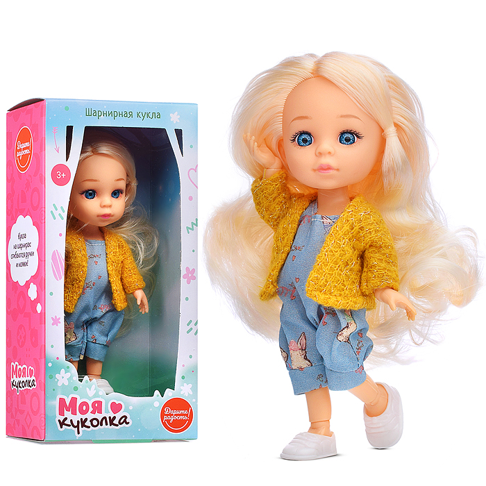 Кукла шарнирная UT0121-1 "Моя куколка" "Амалия" в коробке