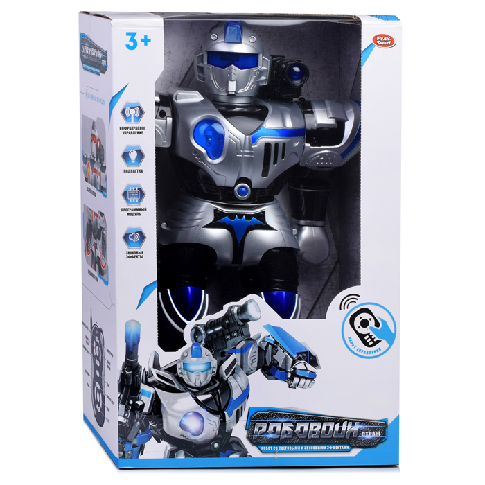 Фото к товару Робот 9897 "Стив" р/у, 27MHz, в коробке Робот 9897 "Стив" р/у, 27MHz, в коробке