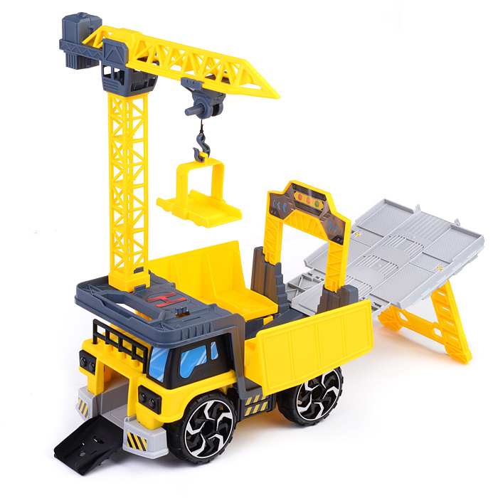 Фото к товару Набор строительной техники P930-A "Застройка" в коробке Набор строительной техники P930-A "Застройка" в коробке