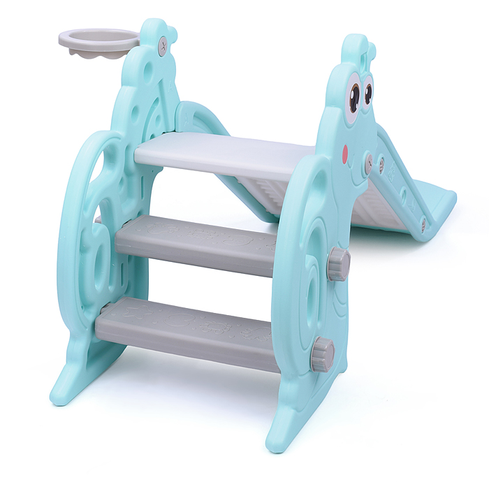 Фото к товару Горка детская UT0106 "Улитка" (цвет бирюзовый) Горка детская UT0106 "Улитка" (цвет бирюзовый)