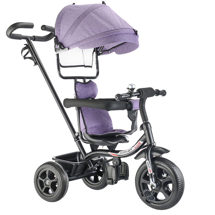 Велосипед 658-2, 3-х колесный, фиолетовый Велосипед 658-2, 3-х колесный, фиолетовый