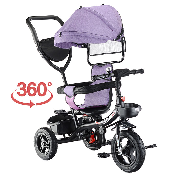 Фото к товару Велосипед 5188FB-2 3-х колесный, фиолетовый Велосипед 5188FB-2 3-х колесный, фиолетовый