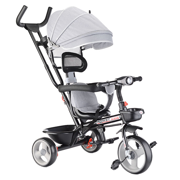 Велосипед 0999-3 3-х колесный, серый Велосипед 0999-3 3-х колесный, серый