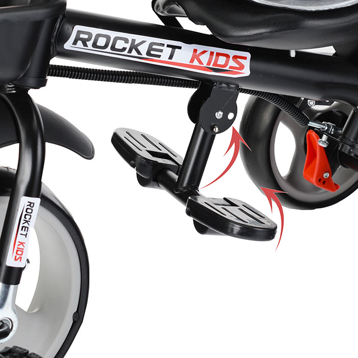 Фото к товару Велосипед 0999-3 3-х колесный, серый Велосипед 0999-3 3-х колесный, серый