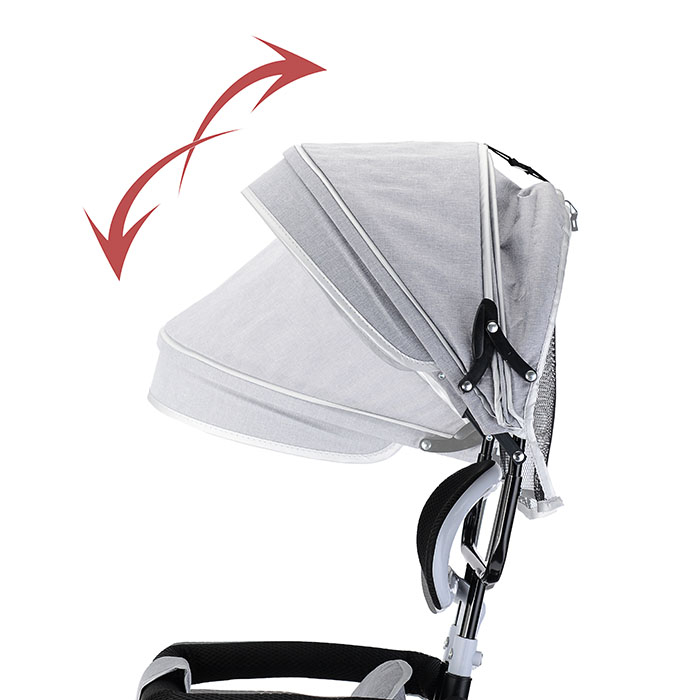 Фото к товару Велосипед 0999-3 3-х колесный, серый Велосипед 0999-3 3-х колесный, серый