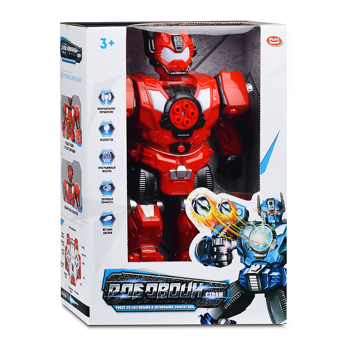 Фото к товару Робот 9898 "Робовоин" р/у, 27MHz, в коробке Робот 9898 "Робовоин" р/у, 27MHz, в коробке