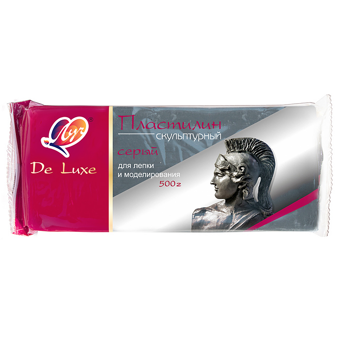 Пластилин скульптурный, 500 г, (серого цвета) Пластилин скульптурный, 500 г, (серого цвета)