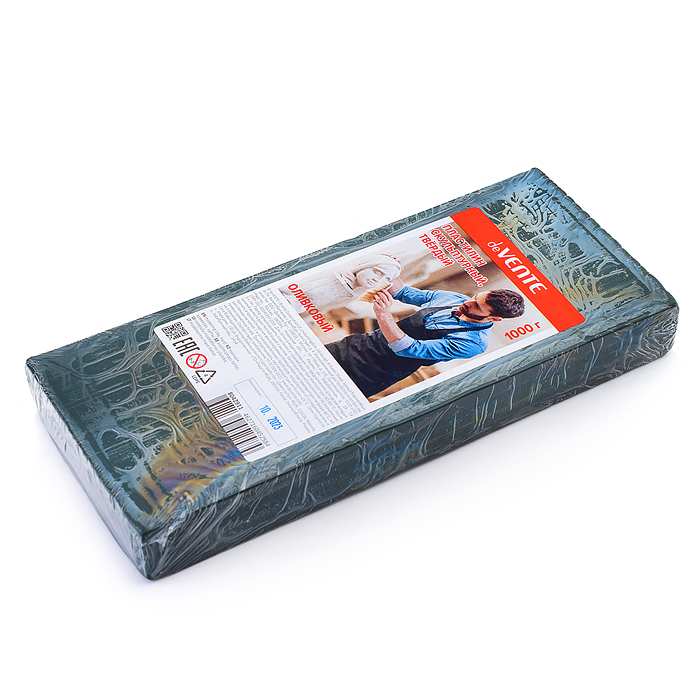 Пластилин скульптурный, оливковый, 1000 г, пленка, твердый Пластилин скульптурный, оливковый, 1000 г, пленка, твердый