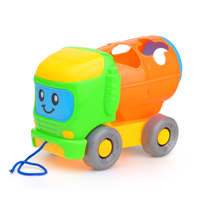 Фото к товару Сортер-каталка 2329 "Грузовичок" в сетке Сортер-каталка 2329 "Грузовичок" в сетке