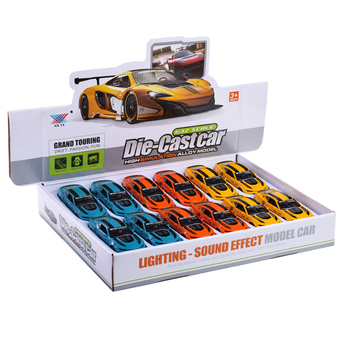 Фото к товару Машина металл K174B12 "Уличный гонщик" в коробке Машина металл K174B12 "Уличный гонщик" в коробке