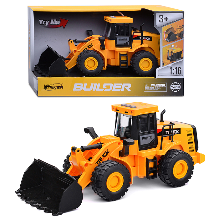 Строительная техника WY420A "Погрузчик" 1:16 (свет, звук) в коробке
