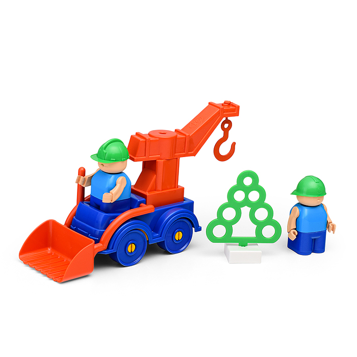 Фото к товару Конструктор 202 Стройка в кор (150 эл.) Конструктор 202 Стройка в кор (150 эл.)