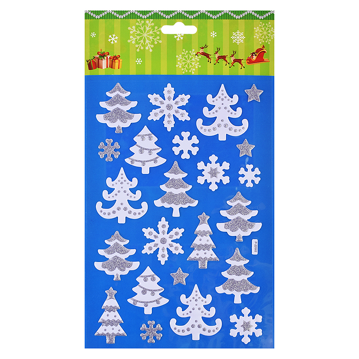 Фото к товару Наклейка для декора S1996 "Зимние забавы" в пакете Наклейка для декора S1996 "Зимние забавы" в пакете