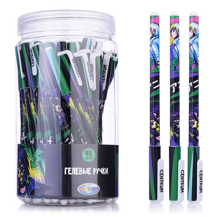 Ручка гелевая "Аниме" цвет чернил синий, 0,5 мм в пластиковом тубусе Ручка гелевая "Аниме" цвет чернил синий, 0,5 мм в пластиковом тубусе