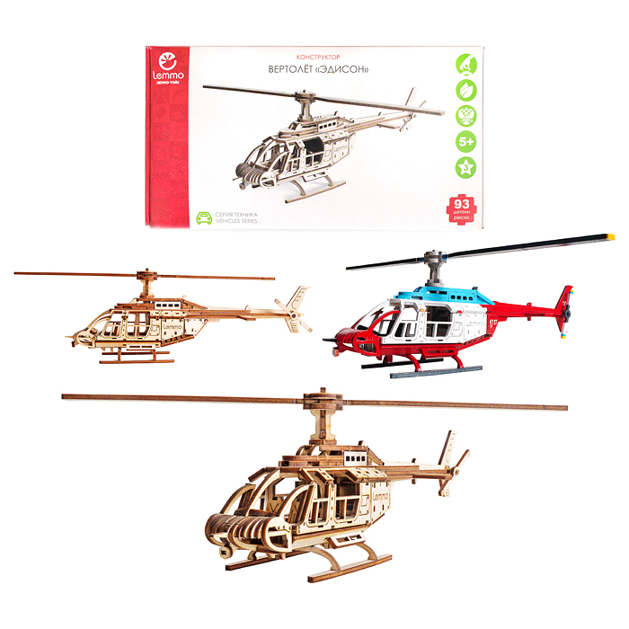 Конструктор Вертолет Эдисон Конструктор Вертолет Эдисон