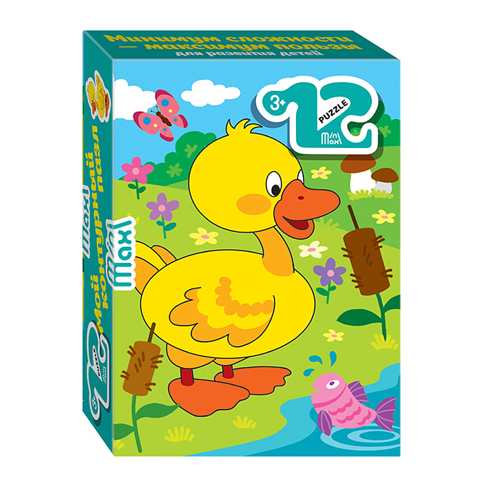 Пазлы 12 "Утёнок" (Mini-maxi) Пазлы 12 "Утёнок" (Mini-maxi)