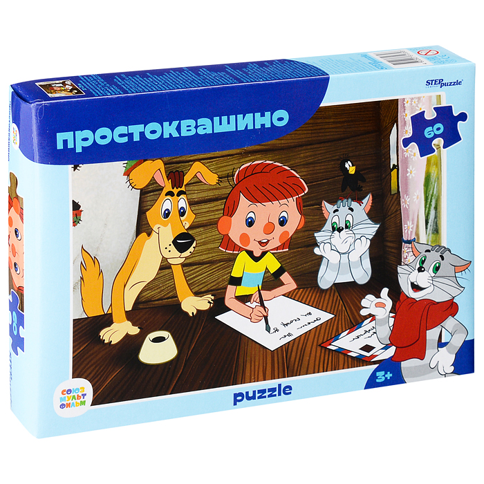 Пазлы 60 "Простоквашино (new)" (С/м) Пазлы 60 "Простоквашино (new)" (С/м)