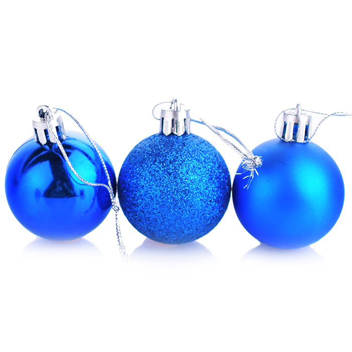 Набор шаров S1295-3 "Новогодний красавец" (4см) в коробке