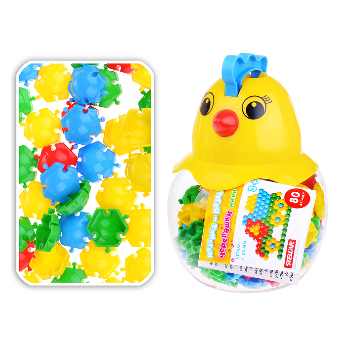 Мозаика пазлы Черепашки мини 20мм/80шт. Мозаика пазлы Черепашки мини 20мм/80шт.