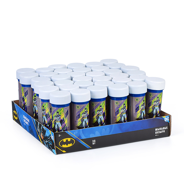 Фото к товару Мыльные пузыри "Batman" 60 мл, Мыльные пузыри "Batman" 60 мл,
