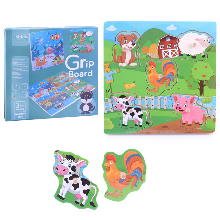 Пазл-вкладыш D1343 "В деревне" Пазл-вкладыш D1343 "В деревне"