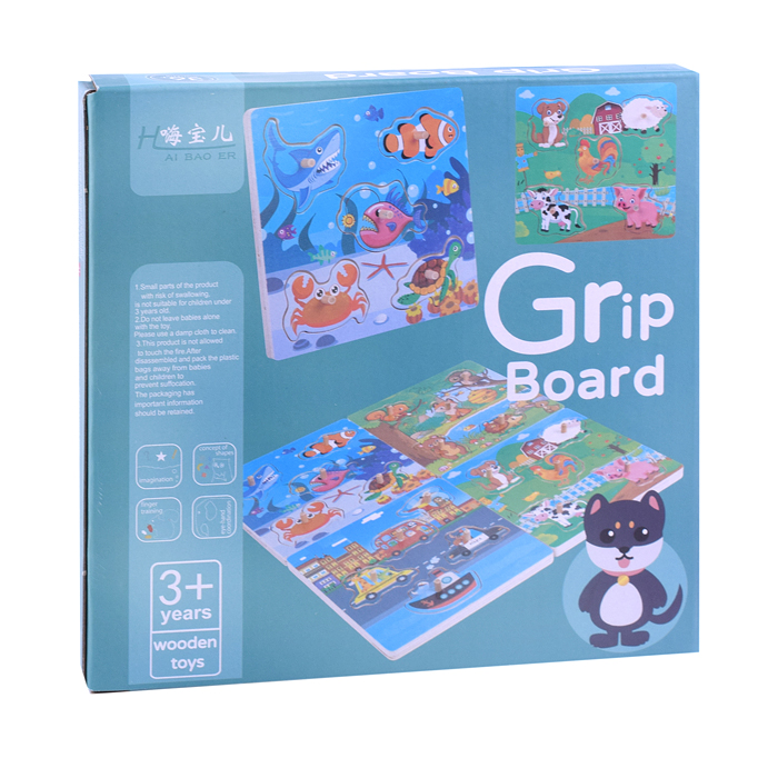 Фото к товару Пазл-вкладыш D1343 "В деревне" Пазл-вкладыш D1343 "В деревне"