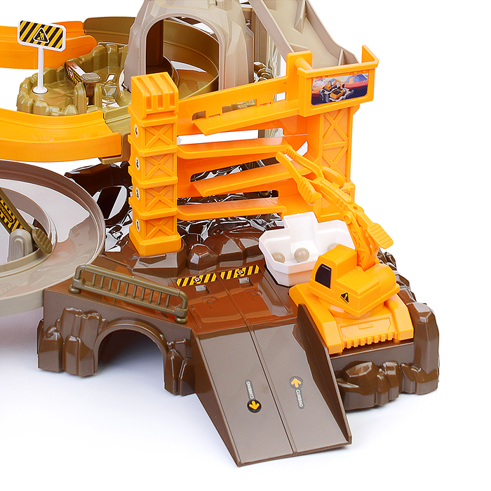 Автотрек T102-66A "Строитель" в коробке