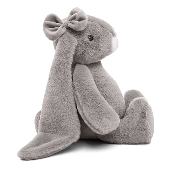 Зайка Молли, 28см сидя, серый