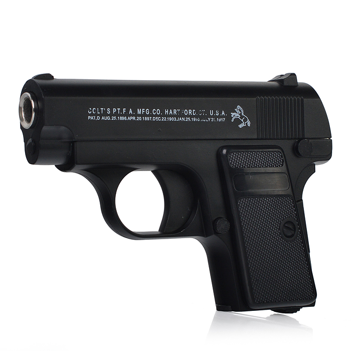 Фото к товару Пистолет пневматический металл, 19,5*14*4см., коробка Пистолет пневматический металл, 19,5*14*4см., коробка