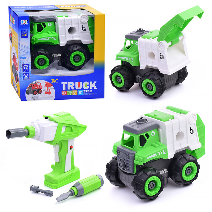 Конструктор CXL700-5B "Машина" с отверткой, в коробке Конструктор CXL700-5B "Машина" с отверткой, в коробке