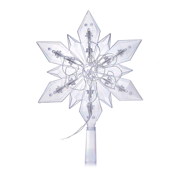 Электрогирлянда-наконечник "Звезда" светящаяся, цветная Электрогирлянда-наконечник "Звезда" светящаяся, цветная