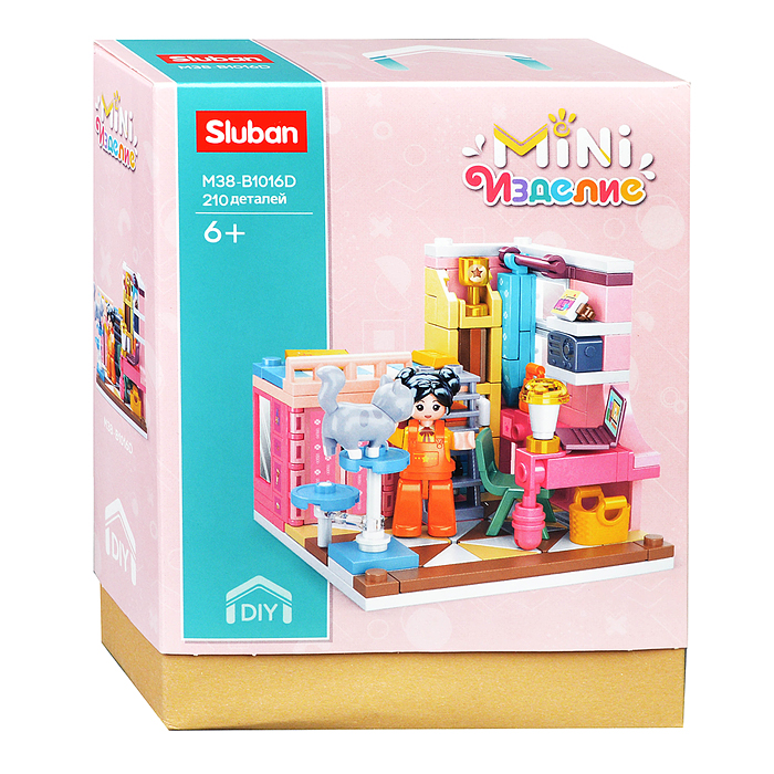 Конструктор M38-1016D "Мой уютный дом" (210 дет.) Конструктор M38-1016D "Мой уютный дом" (210 дет.)