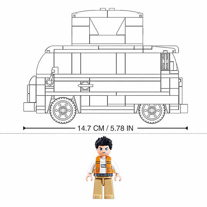 Фото к товару Конструктор M38-B1192 "Фургончик выездная кухня" (265 дет.) Конструктор M38-B1192 "Фургончик выездная кухня" (265 дет.)