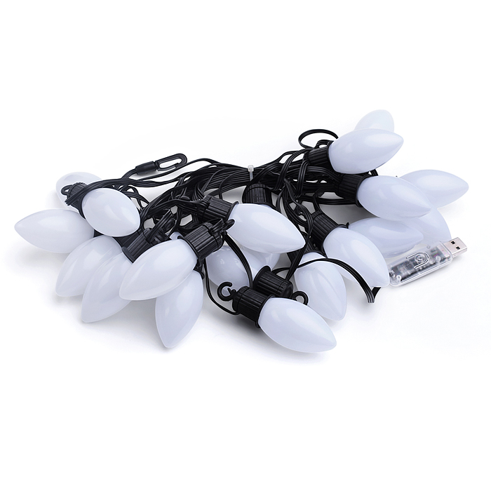 Фото к товару Электрогирлянда S0575 Smart 6 м, 20 ламп, 10 режимов, USB, ИК пульт (цветная) Электрогирлянда S0575 Smart 6 м, 20 ламп, 10 режимов, USB, ИК пульт (цветная)