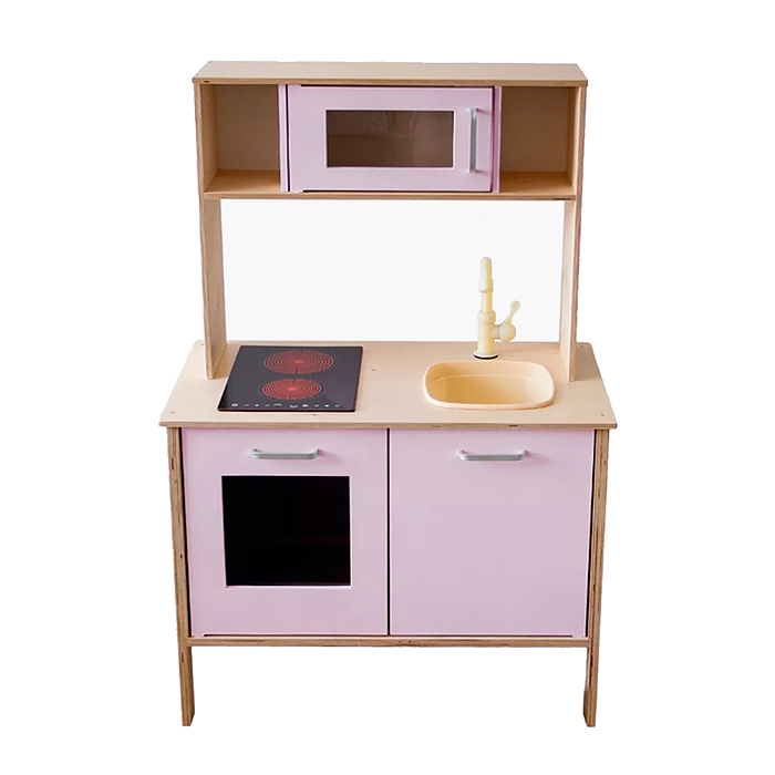 Кухня, розовый фасад Кухня, розовый фасад