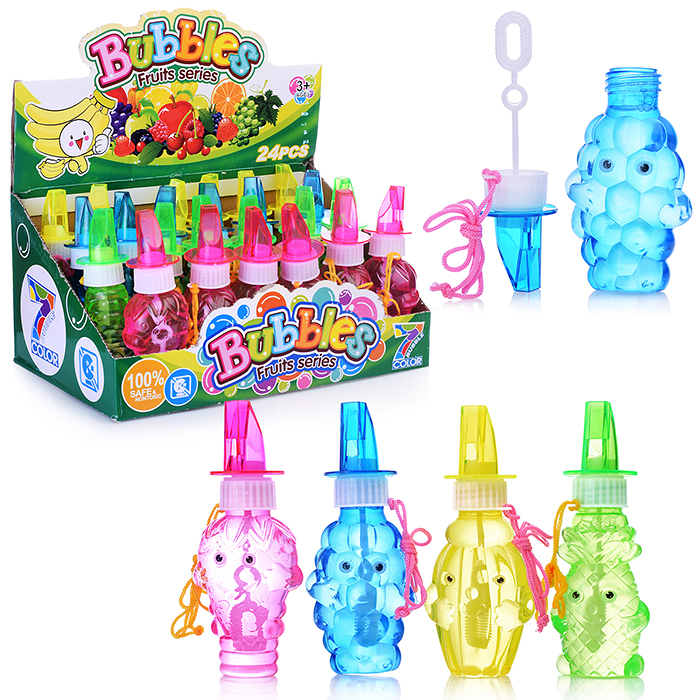 Мыльные пузыри 00-0311 "Фруктовые бутылочки" 50мл. Мыльные пузыри 00-0311 "Фруктовые бутылочки" 50мл.