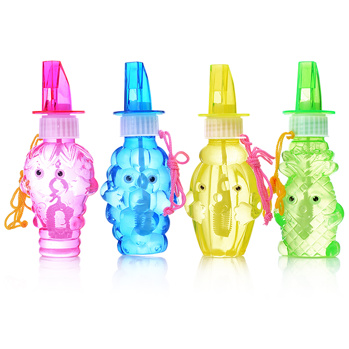 Фото к товару Мыльные пузыри 00-0311 "Фруктовые бутылочки" 50мл. Мыльные пузыри 00-0311 "Фруктовые бутылочки" 50мл.