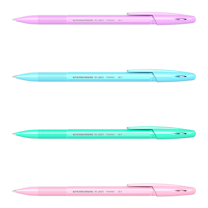Ручка шариковая R-301 Pastel Stick 0.7, цвет чернил синий 