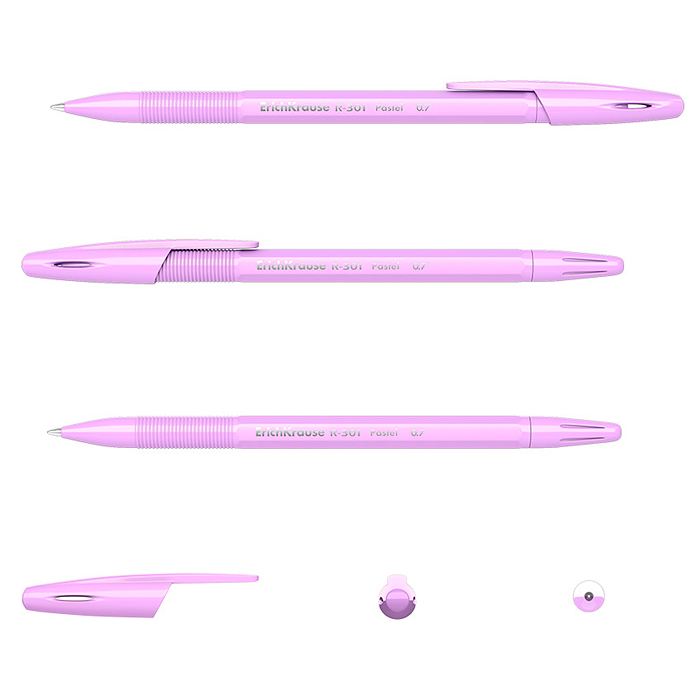 Ручка шариковая R-301 Pastel Stick 0.7, цвет чернил синий 