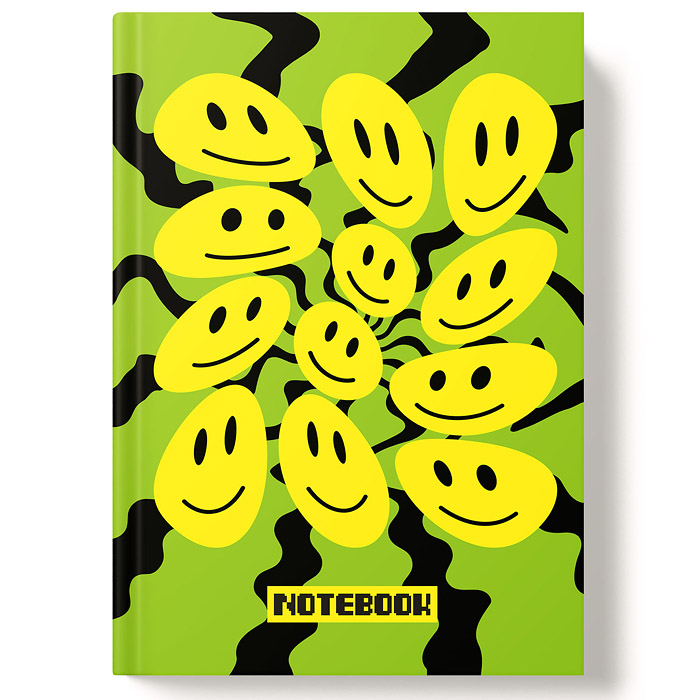 Записная книжка 80л., "Смайлы" А5 Записная книжка 80л., "Смайлы" А5